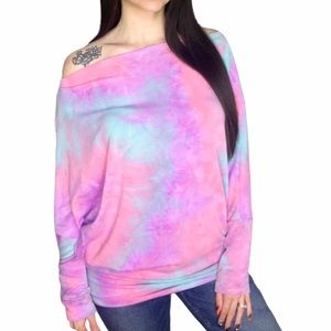 New off the shoulder tie dye top